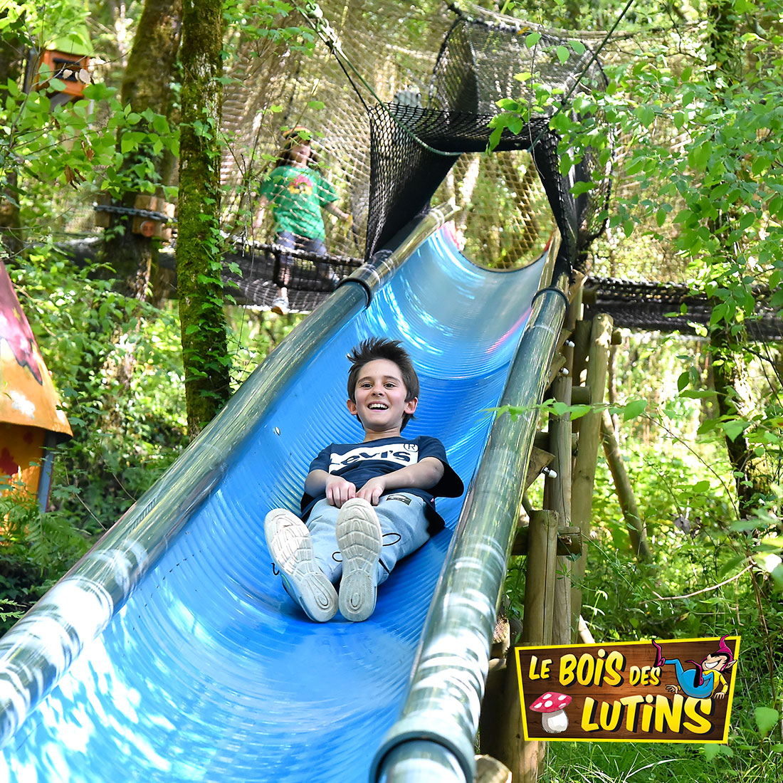 Bois des Lutins - Toboggan de la Montagne Bleue