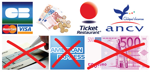 modes-de-paiement-parc-jeux-village-des-fous modes de paiements acceptés et refusés aux guichets du parc